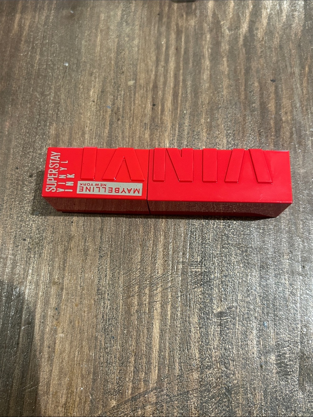 Maybelline Red Hot SuperStay Ink Lipstick in Bright Red Matte Case